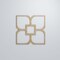 Ekena Millwork Large Olivia Decorative Fretwork Wood Wall Panels, Birch, 23 3/8"W x 23 3/8"H x 3/8"T WALW24X24X0375OLVBI - alternate 6